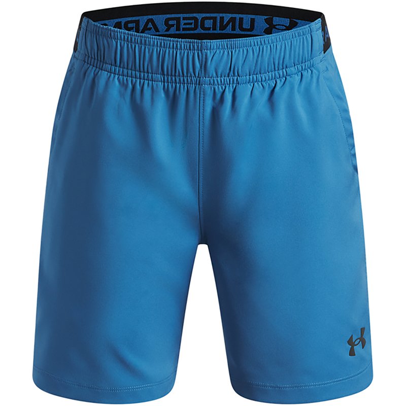 Under Armour Boys' 7" Vanish Shorts, Medium, Aegean Blue/Black