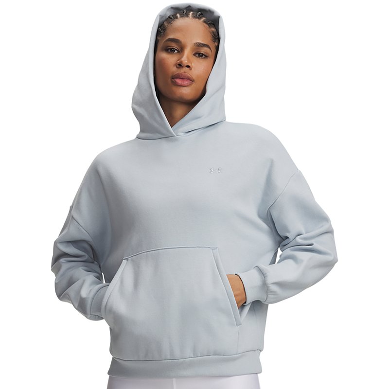 Under Armour Women's Icon Fleece: Reinvented Hoodie, XS, Blue Fog/Blue Fog
