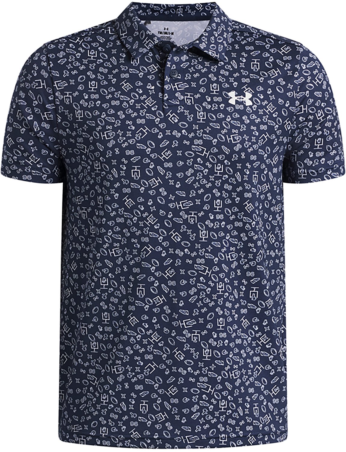 Under Armour Boys' Matchplay Printed Polo Shirt