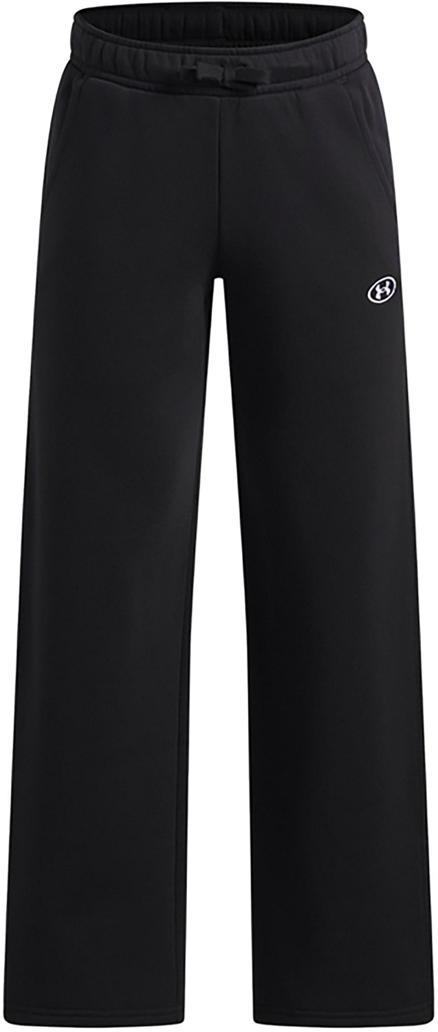Under Armour Boys' Rival Fleece Open Hem Pants