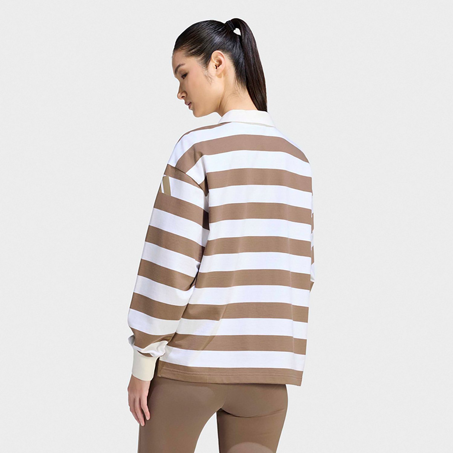 adidas Women’s Essentials Contemporary French Terry Long-Sleeve Polo - view number 2