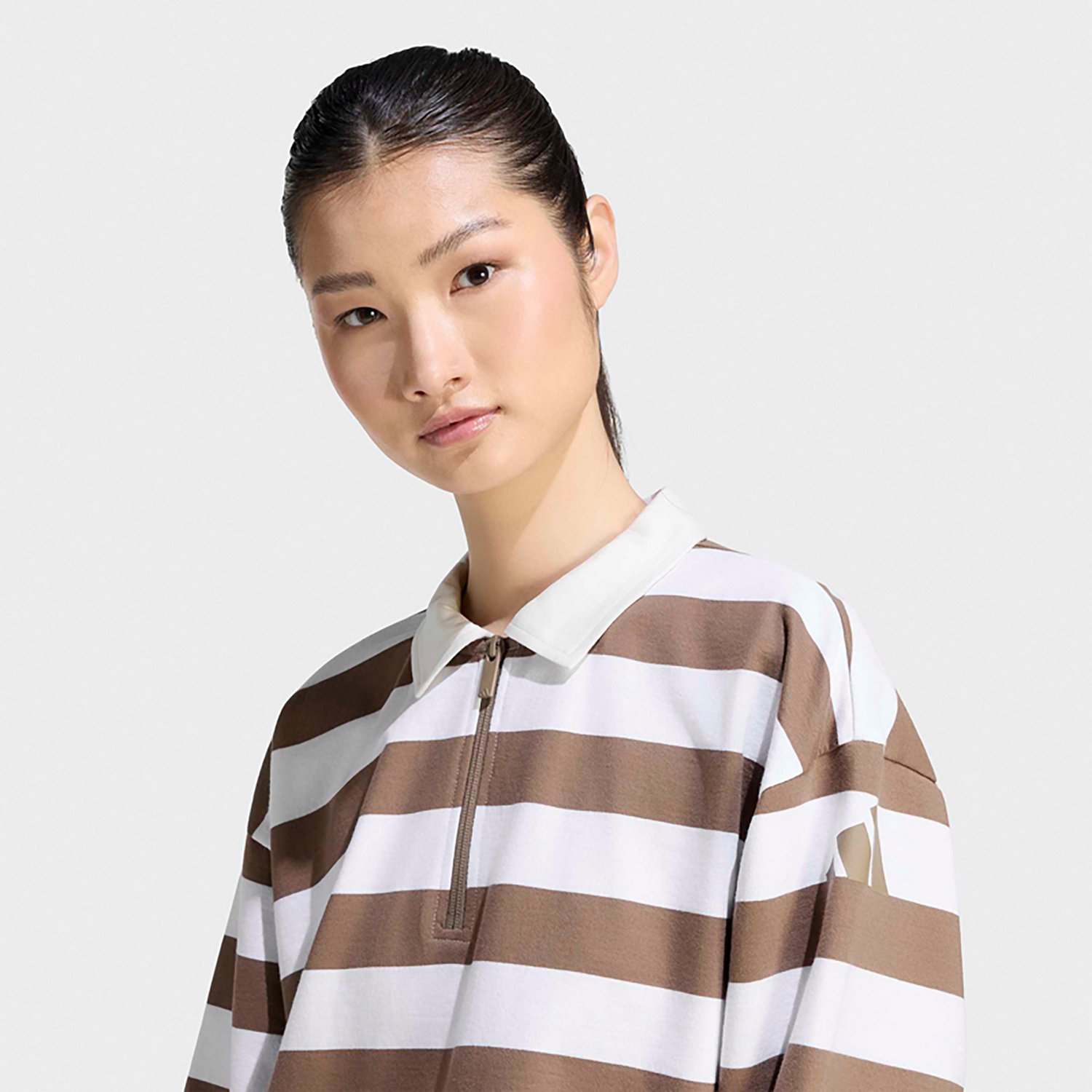 adidas Women’s Essentials Contemporary French Terry Long-Sleeve Polo - view number 3