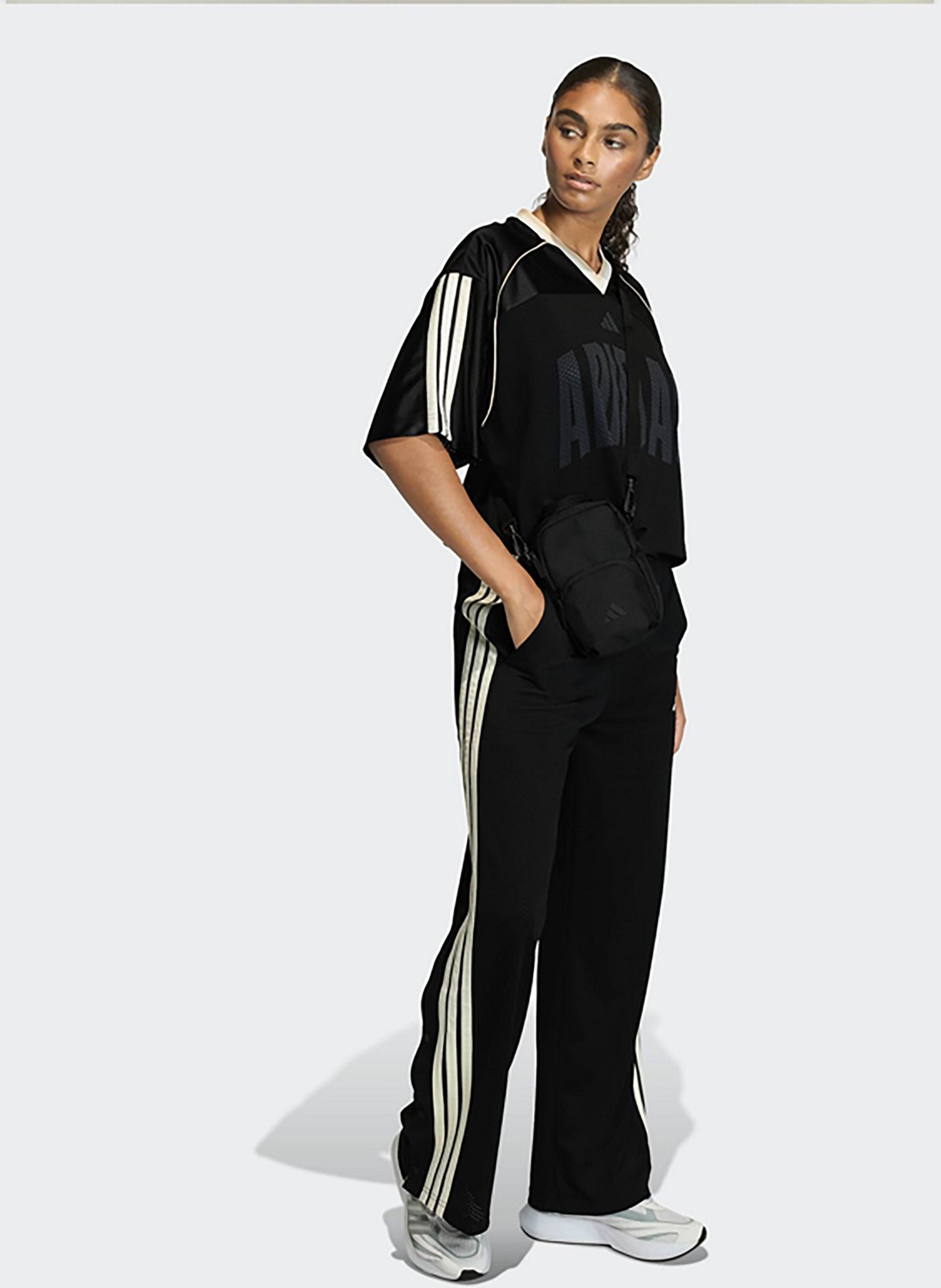 adidas Women’s Stadium Mesh Graphic Short Sleeve T‑Shirt