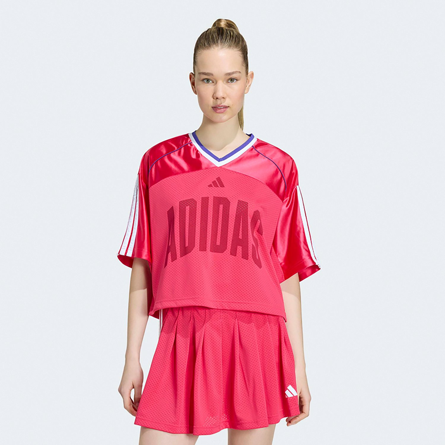 adidas Women’s Stadium Mesh Graphic Short Sleeve T‑Shirt