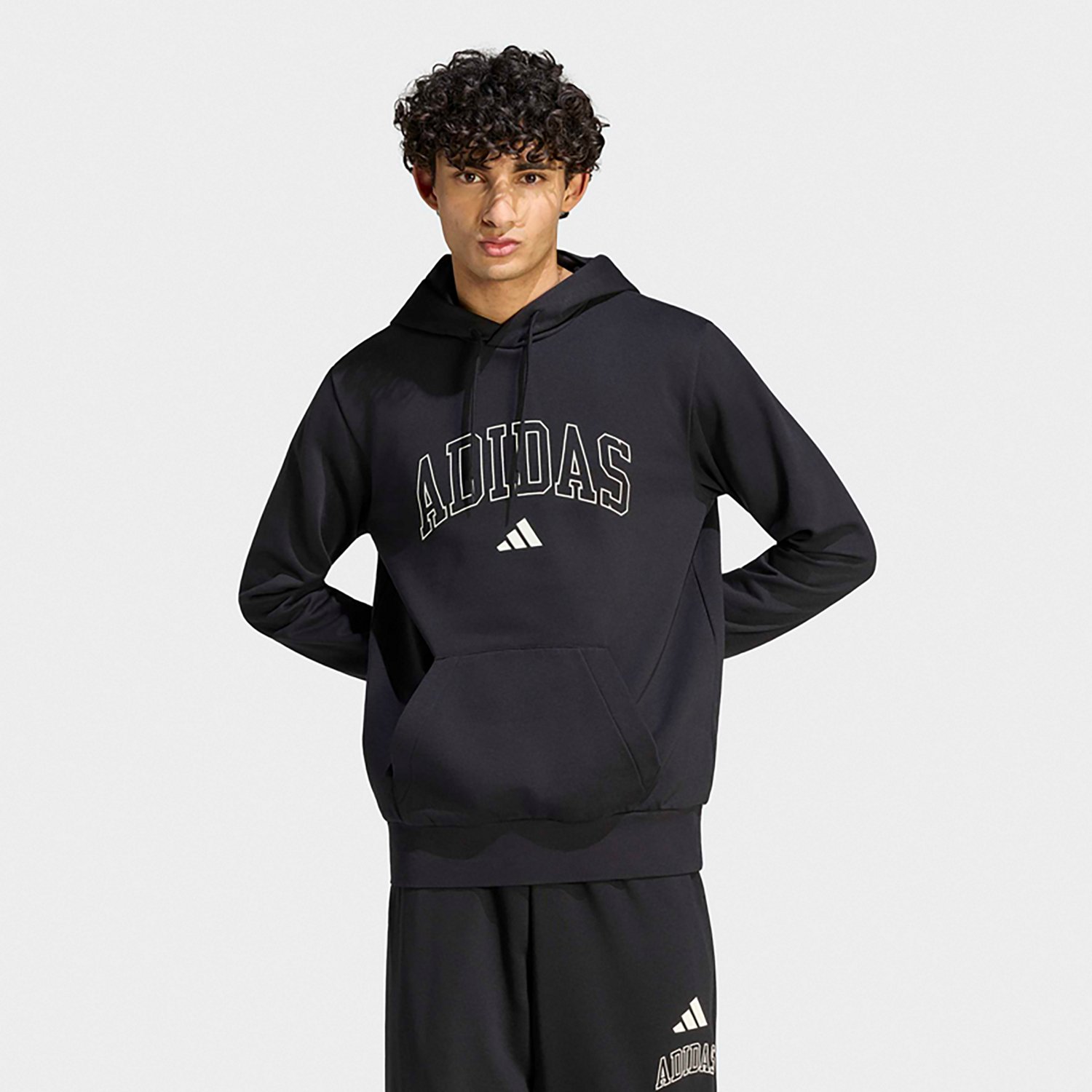 adidas Men’s Collegiate Script Graphic Hoodie