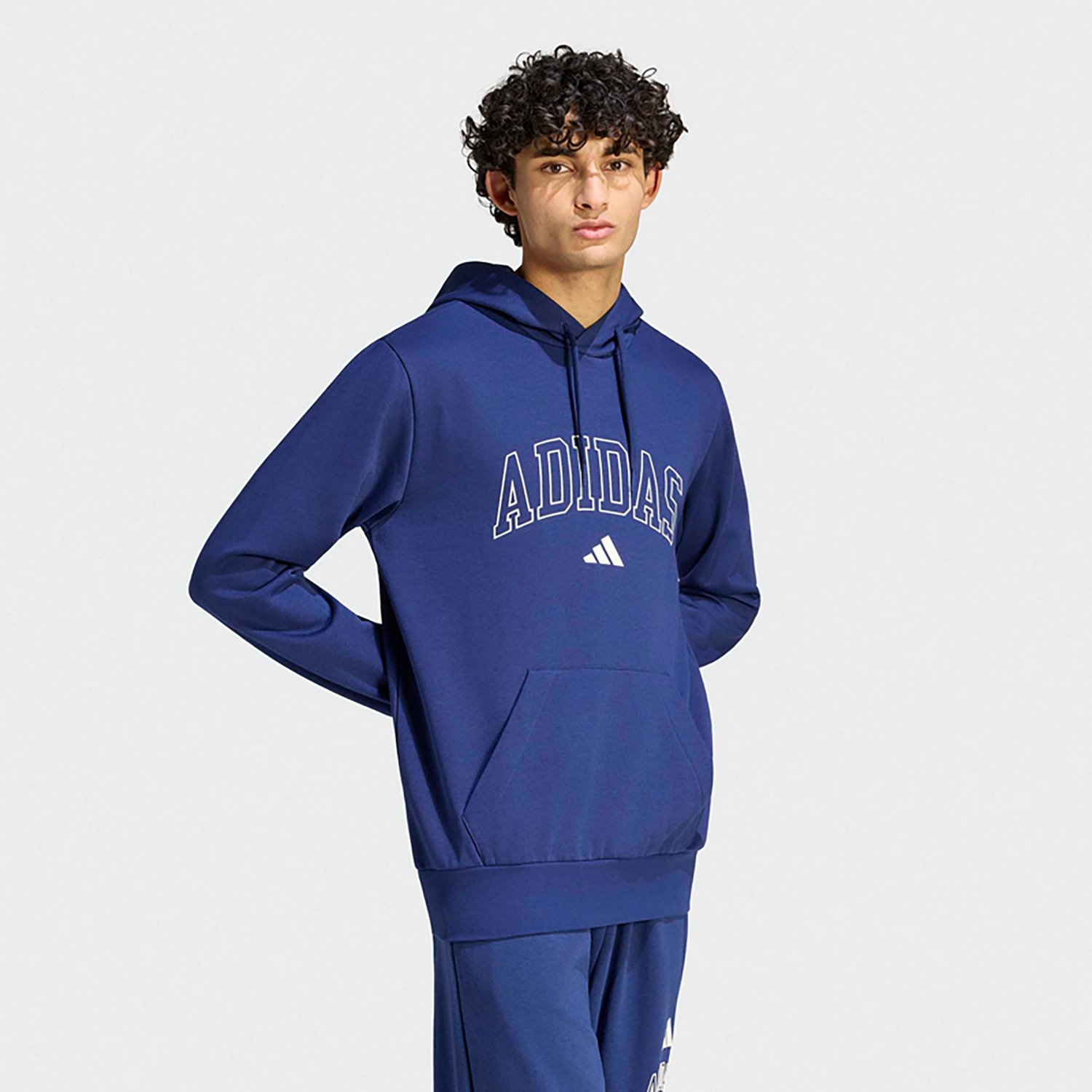 adidas Men’s Collegiate Script Graphic Hoodie
