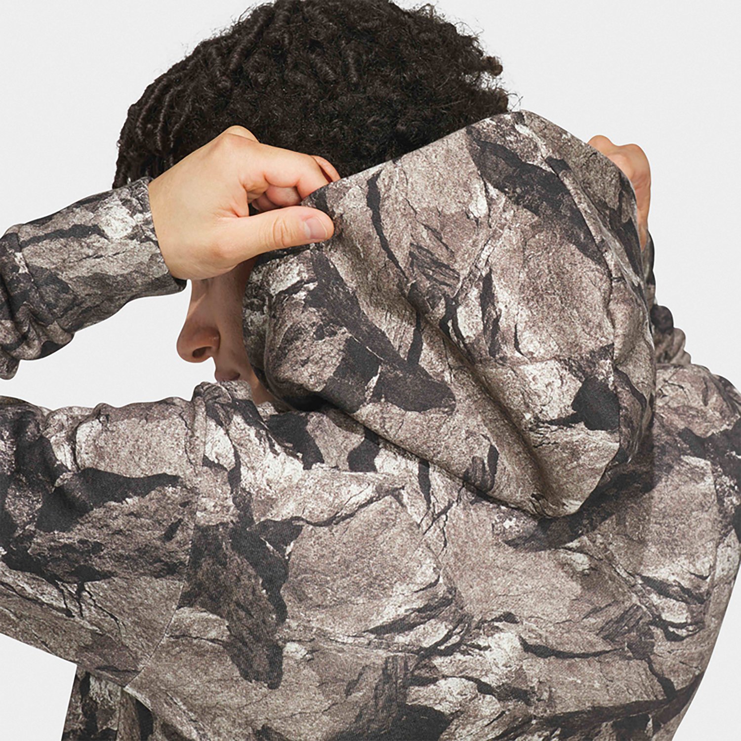adidas Men’s Rock Camo AOP Graphic Hoodie - view number 4