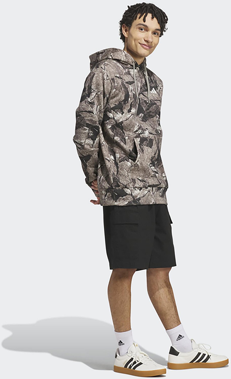 adidas Men’s Rock Camo AOP Graphic Hoodie - view number 5