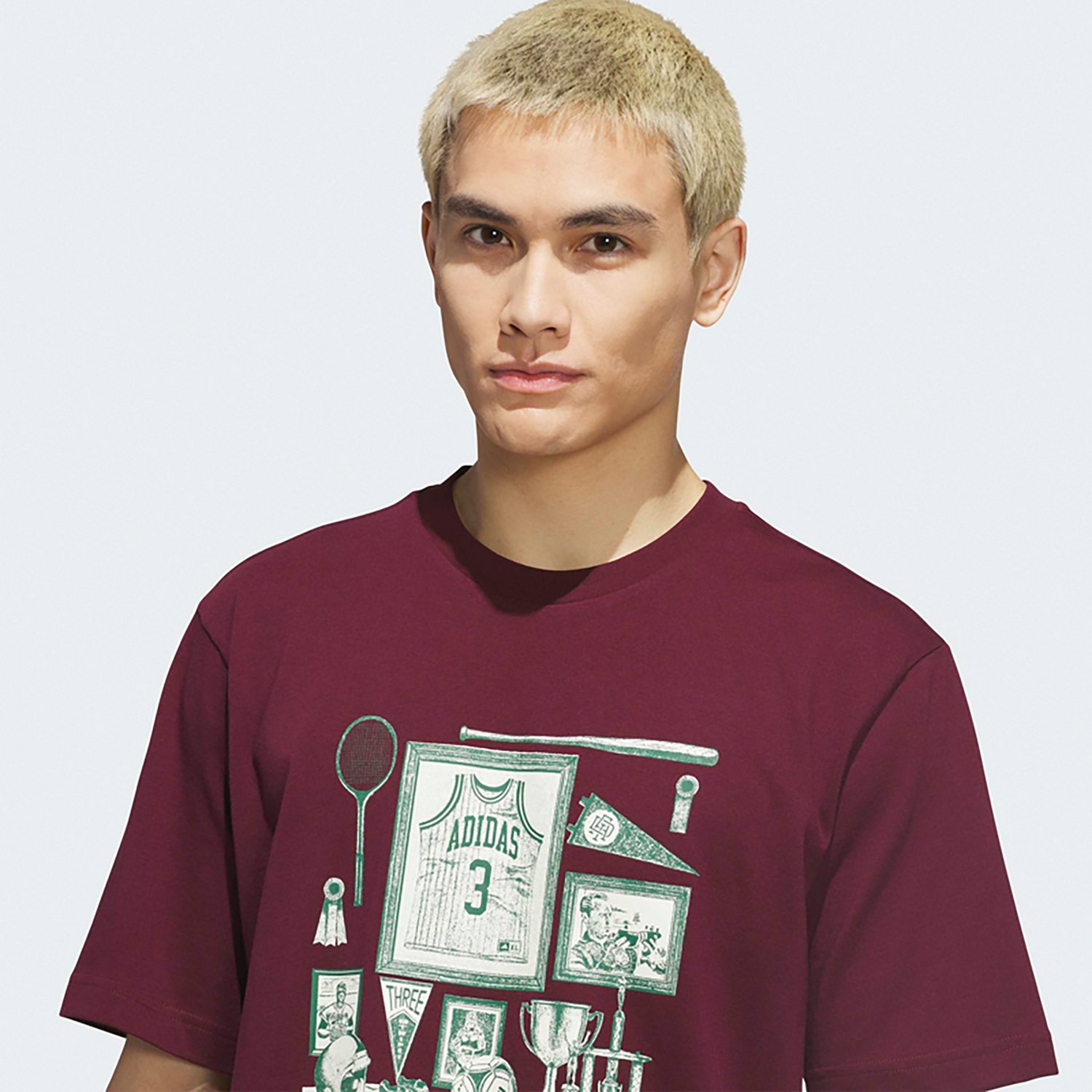 adidas Men’s Sports Bar Memorabilia Graphic T-Shirt - view number 3