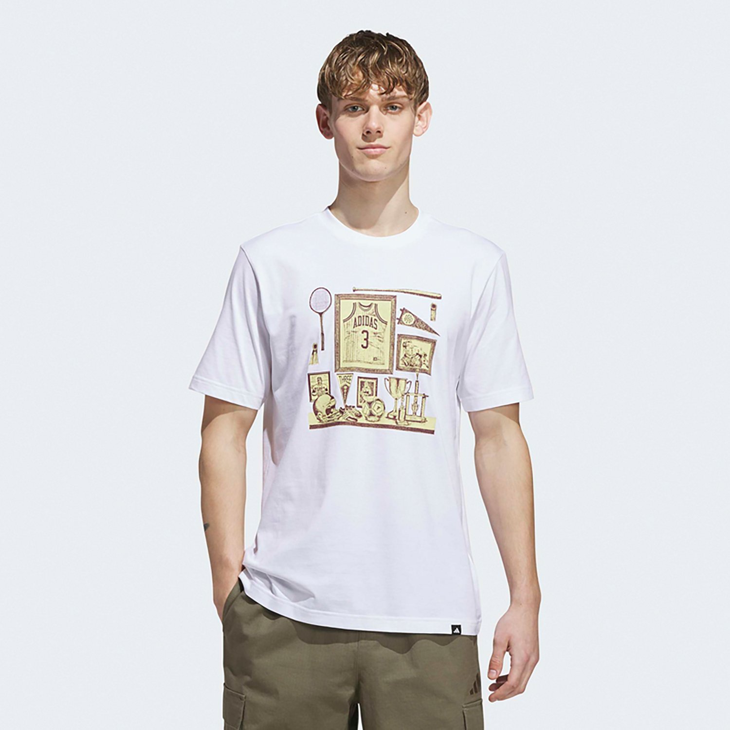 adidas Men’s Sports Bar Memorabilia Graphic T-Shirt
