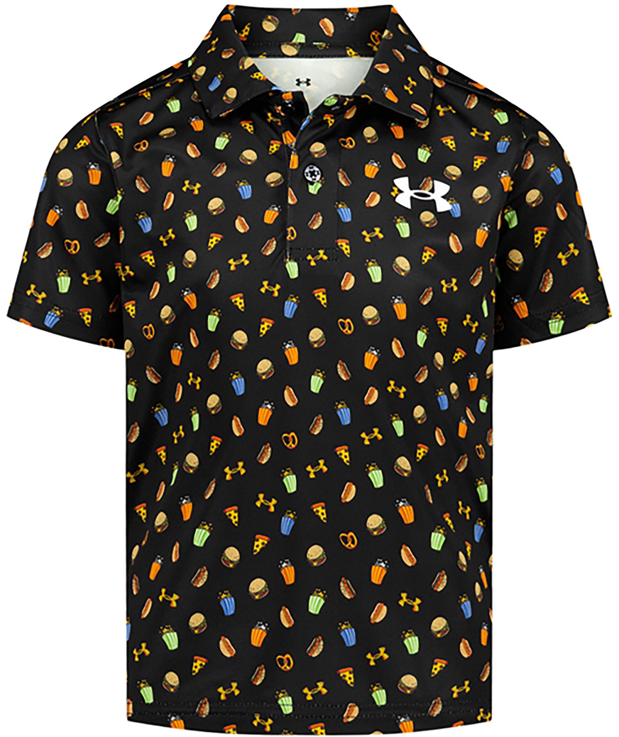 Under Armour Boys' 4-7 Matchplay Printed Polo Shirt