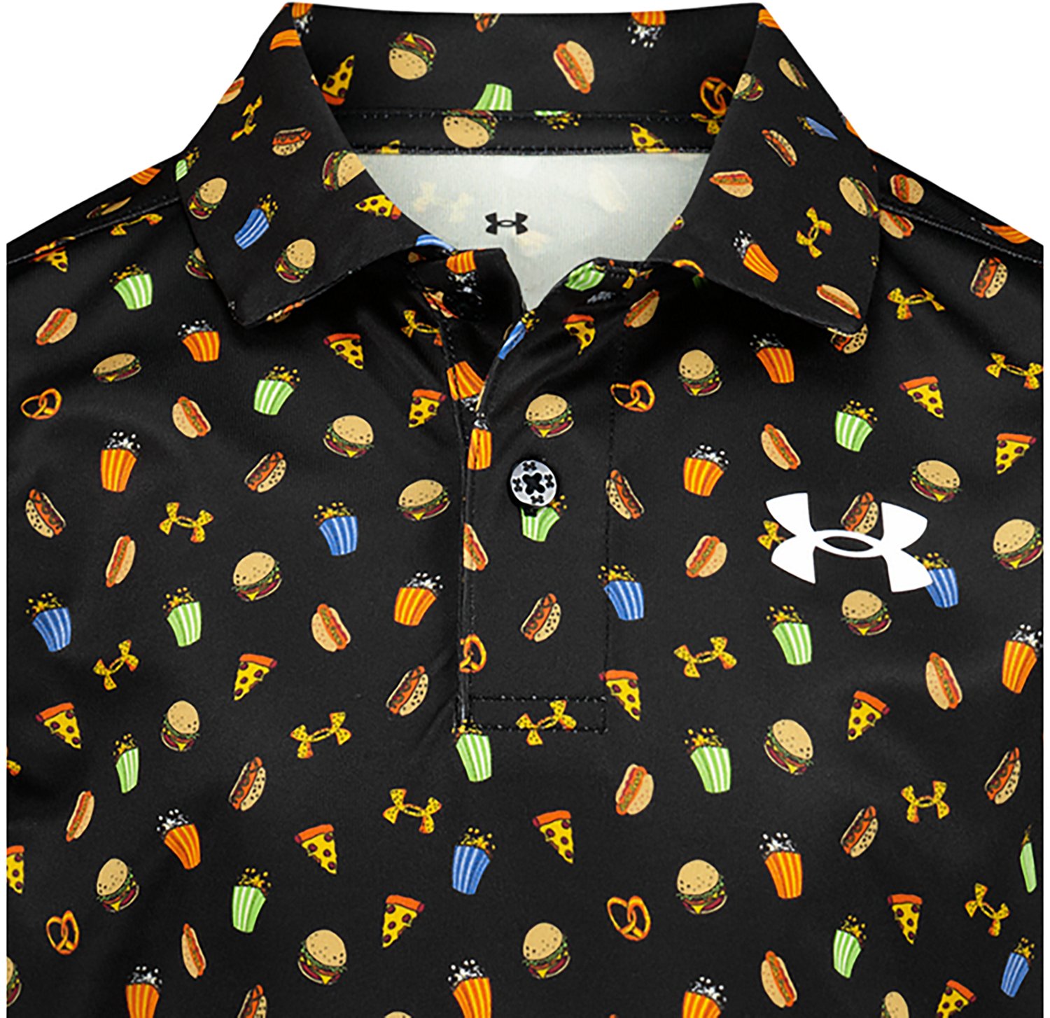 Under Armour Boys' 4-7 Matchplay Printed Polo Shirt - view number 4