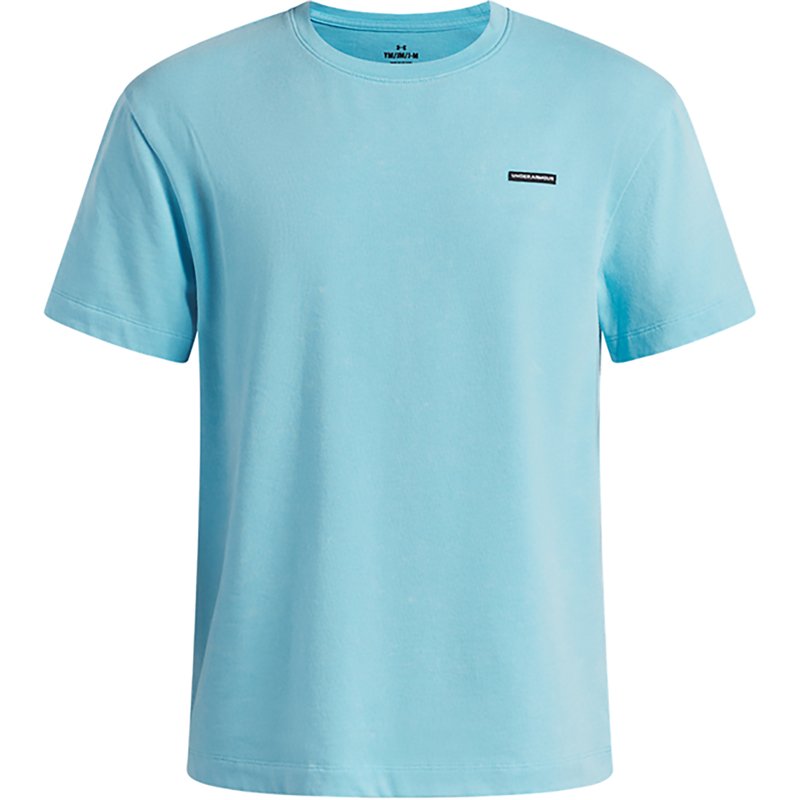 Under Armour Boys' Oversized T-Shirt, Medium, Fresco Blue/White