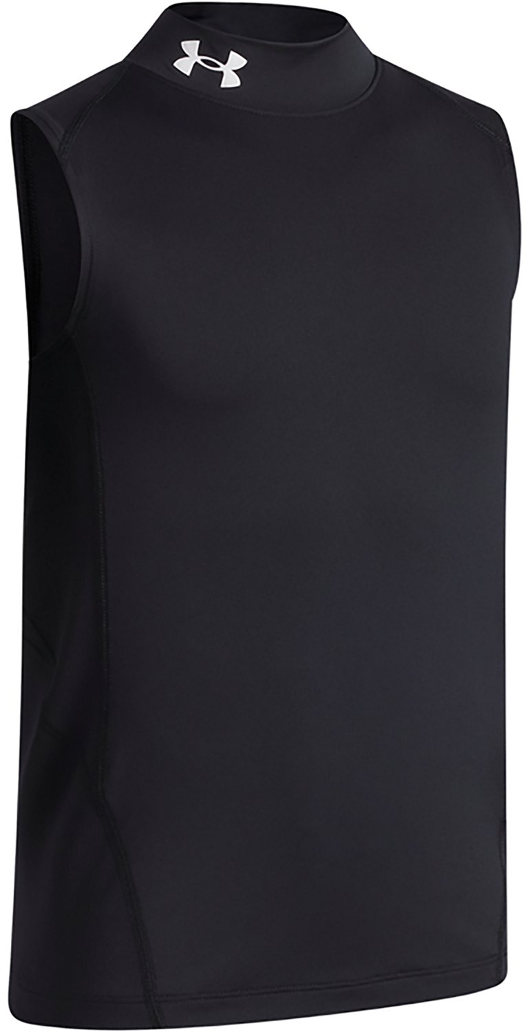 Under Armour Boys' HeatGear Mock Sleeveless Top