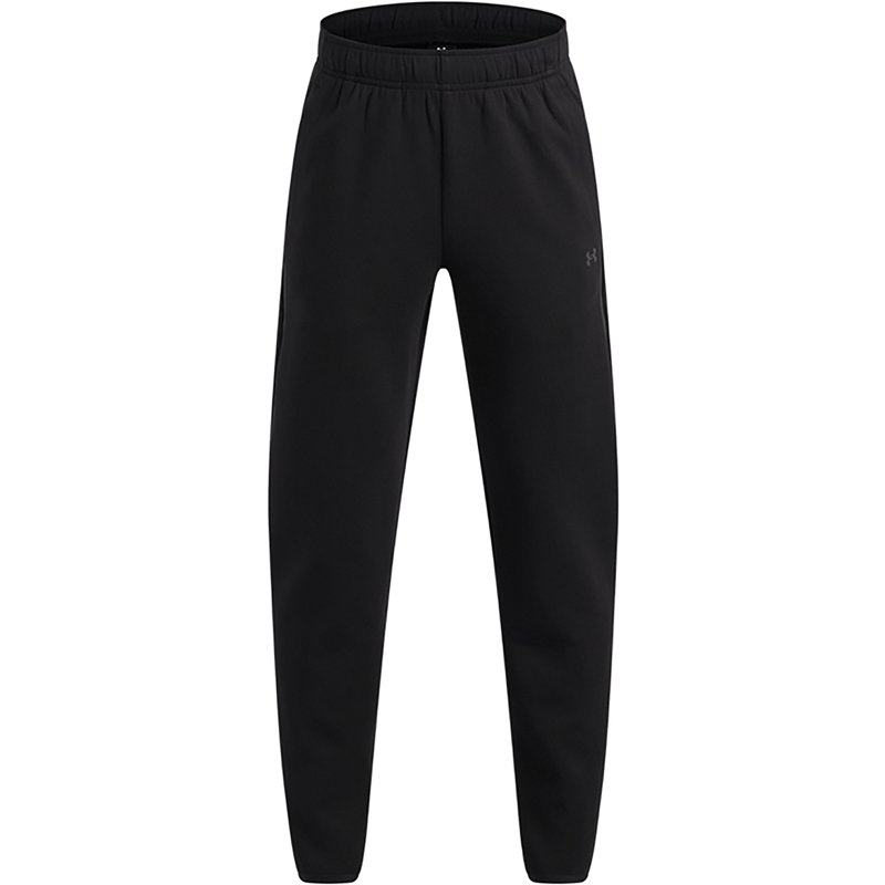 Under Armour Boys' Unstoppable Fleece Jogger, Medium, Ultimate Black/Black