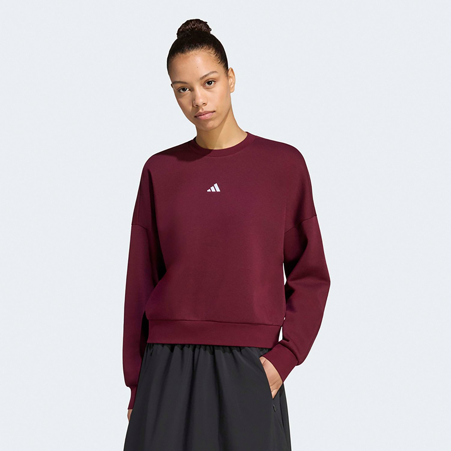 adidas Women's Essentials Small Logo Feel Cozy Sweatshirt