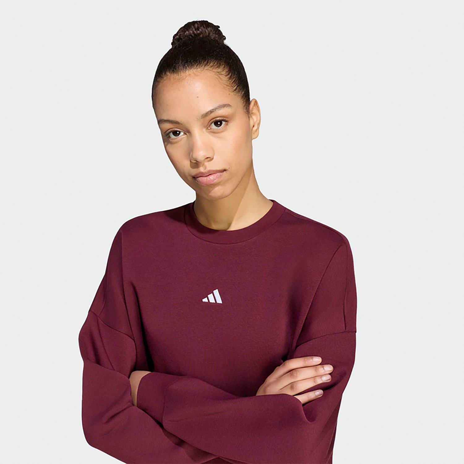 adidas Women's Essentials Small Logo Feel Cozy Sweatshirt - view number 3
