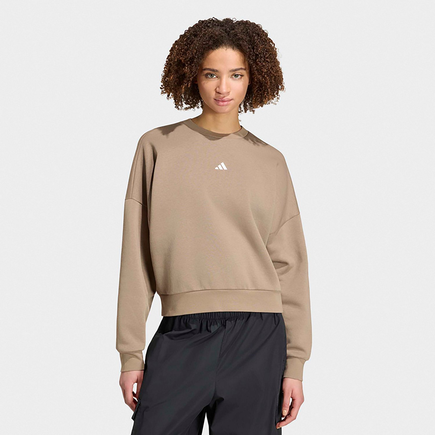 adidas Women's Essentials Small Logo Feel Cozy Sweatshirt