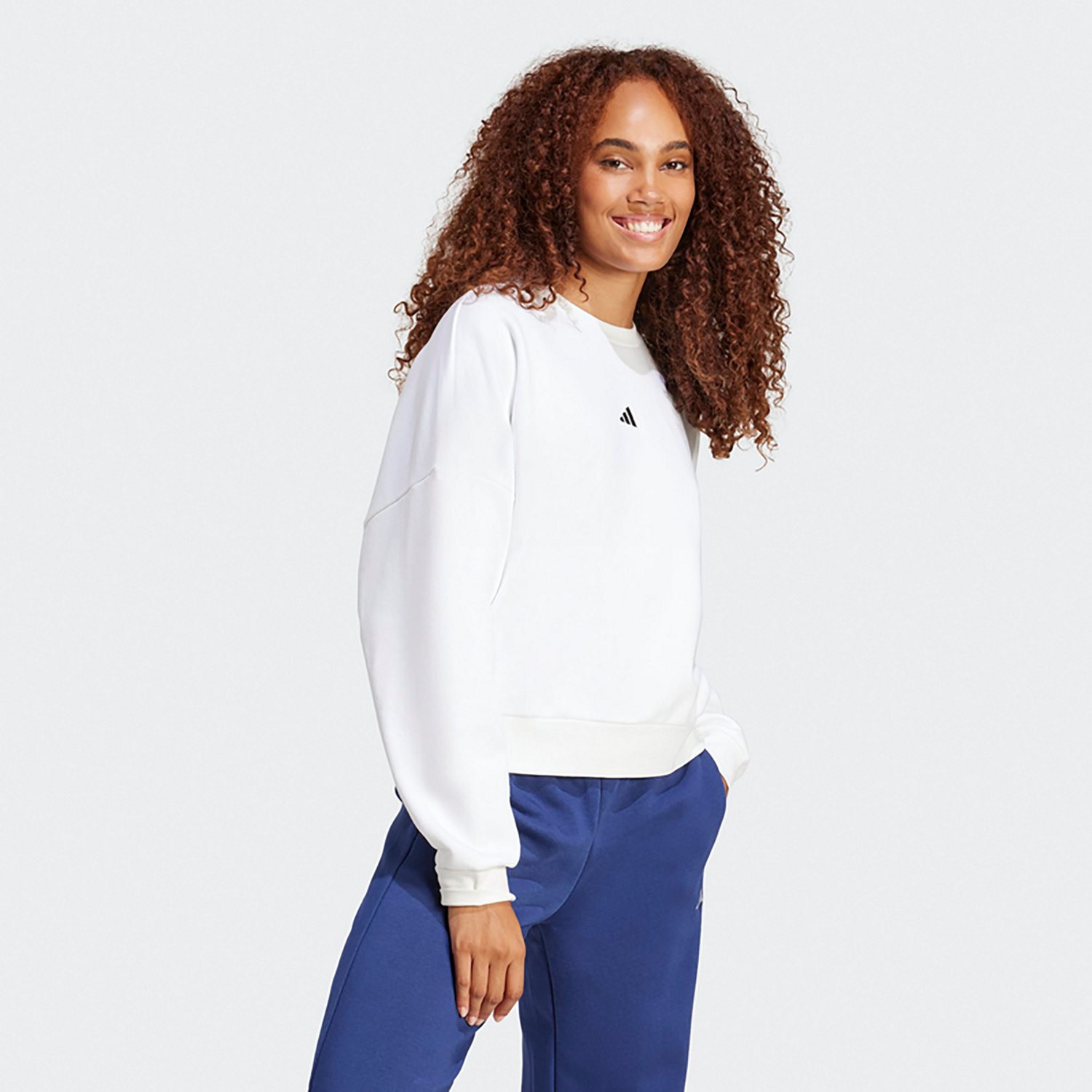 adidas Women's Essentials Small Logo Feel Cozy Sweatshirt - view number 3