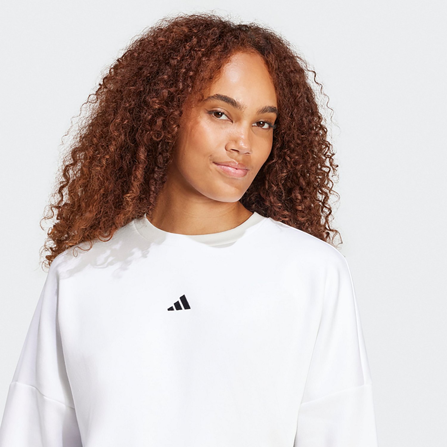adidas Women's Essentials Small Logo Feel Cozy Sweatshirt - view number 5