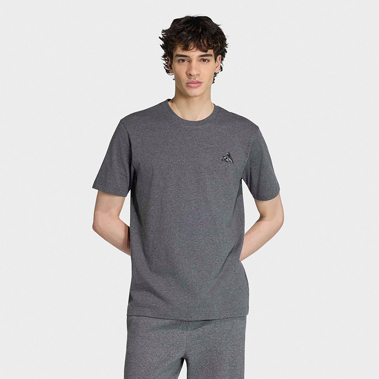 adidas Men’s Camo Embroidered Small Logo Graphic T‑Shirt