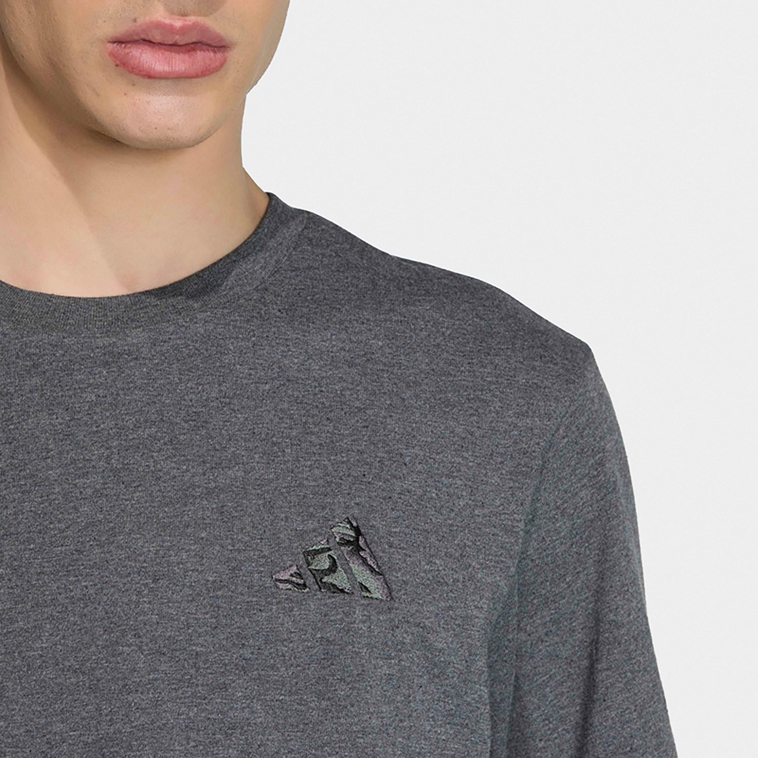 adidas Men’s Camo Embroidered Small Logo Graphic T‑Shirt - view number 4