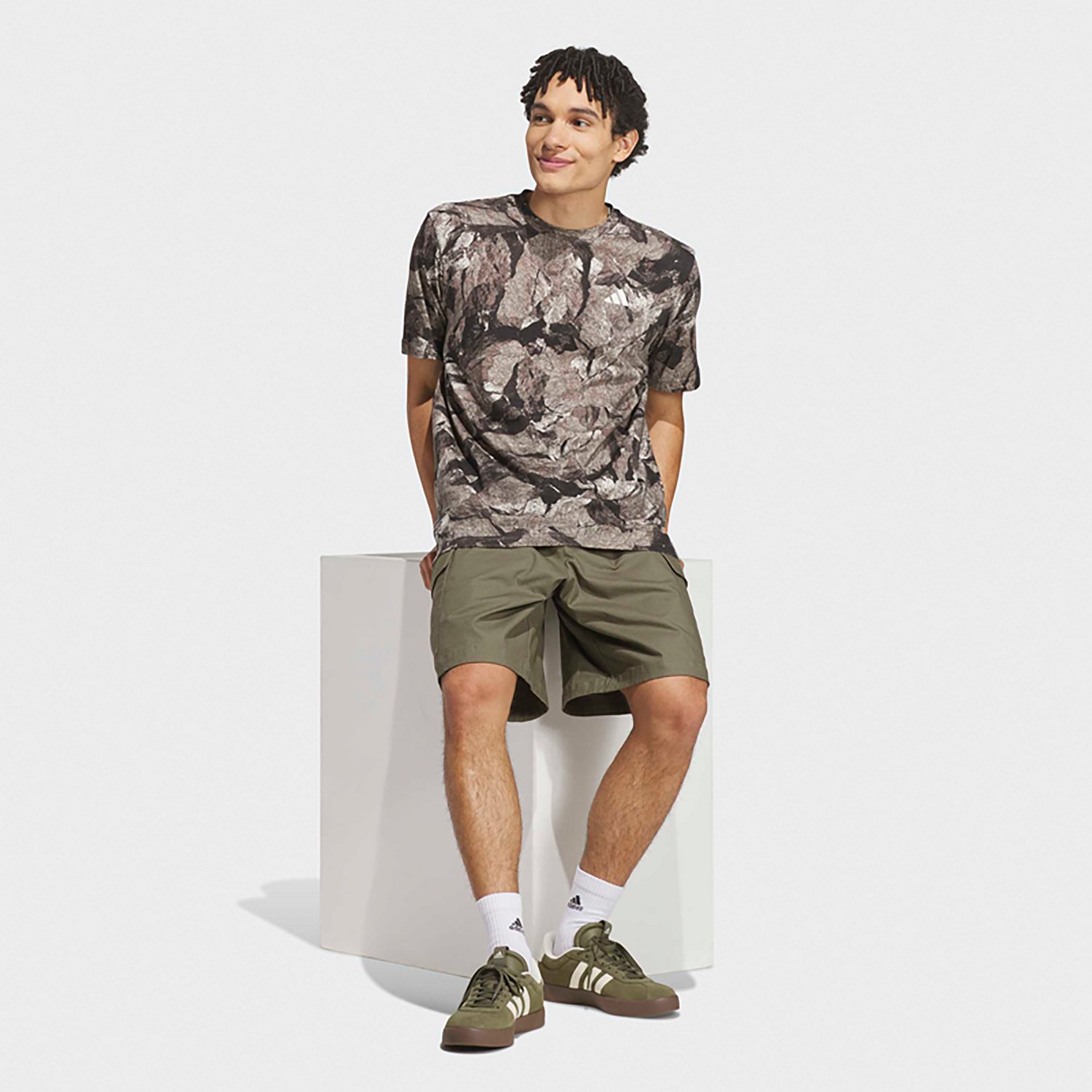 adidas Men’s Rock Camo AOP Graphic T-Shirt - view number 5