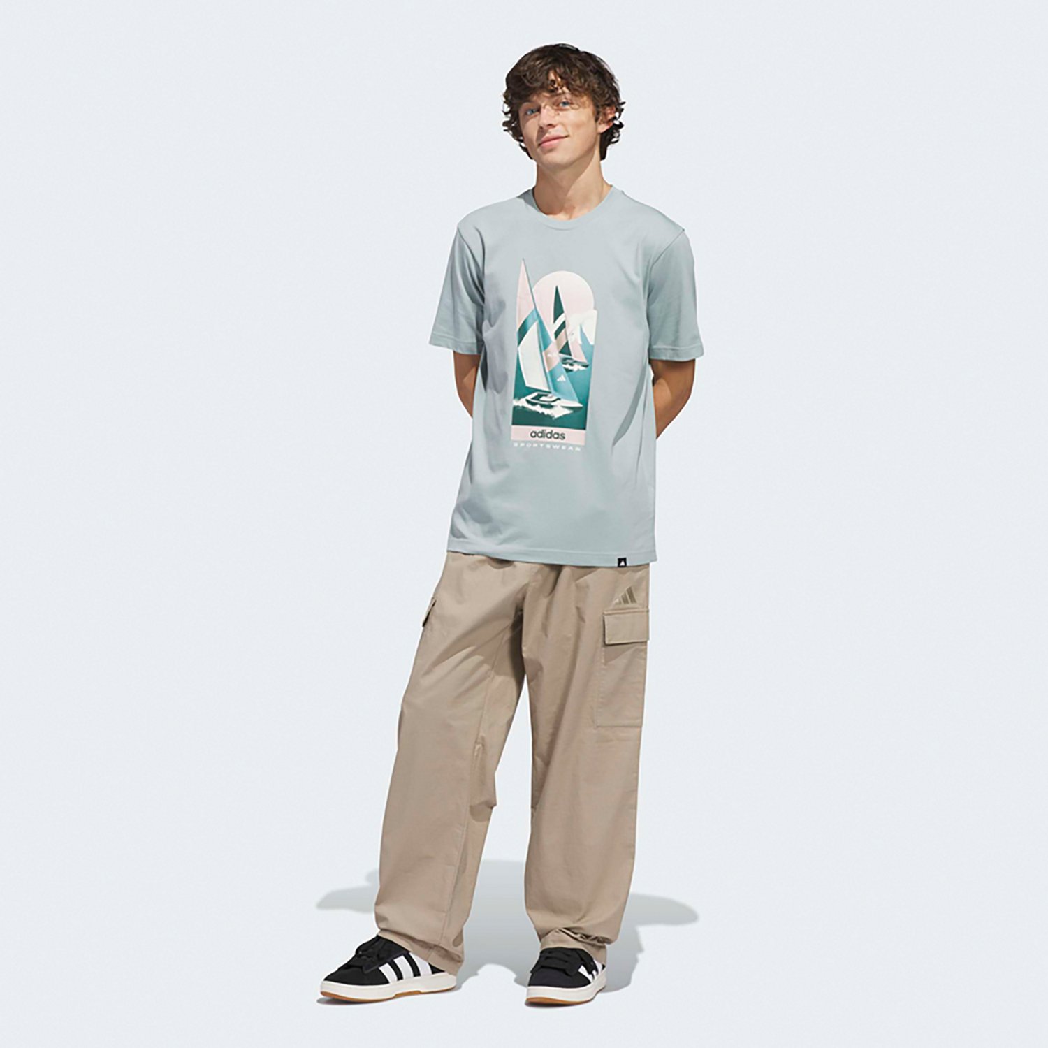 adidas Men’s Woven Cargo Pants - view number 4