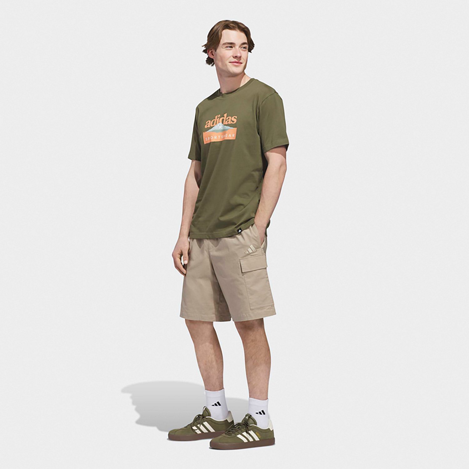 adidas Men’s Woven Cargo Shorts 9 in - view number 5