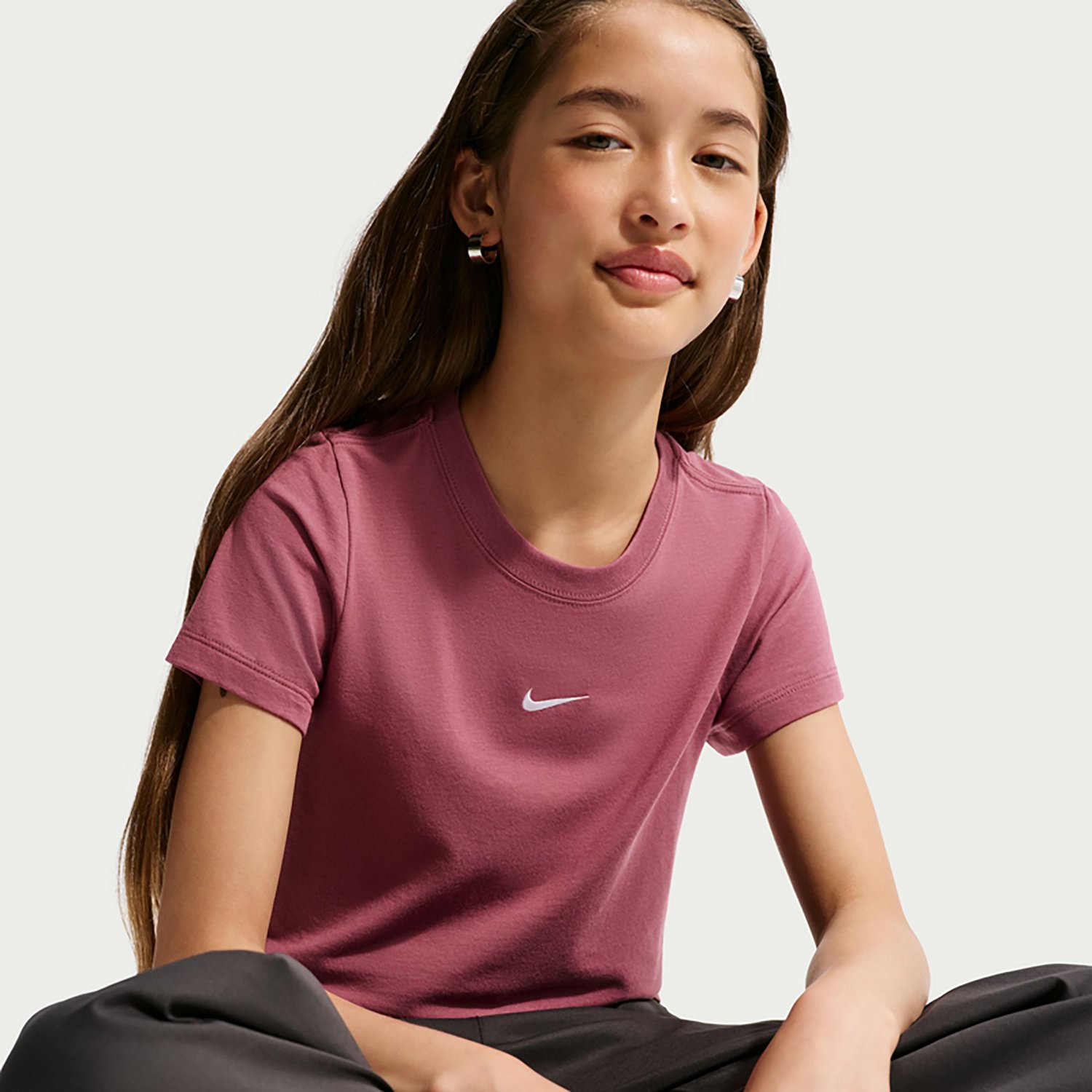 Nike Girls Slim Mod Crop Top - view number 5