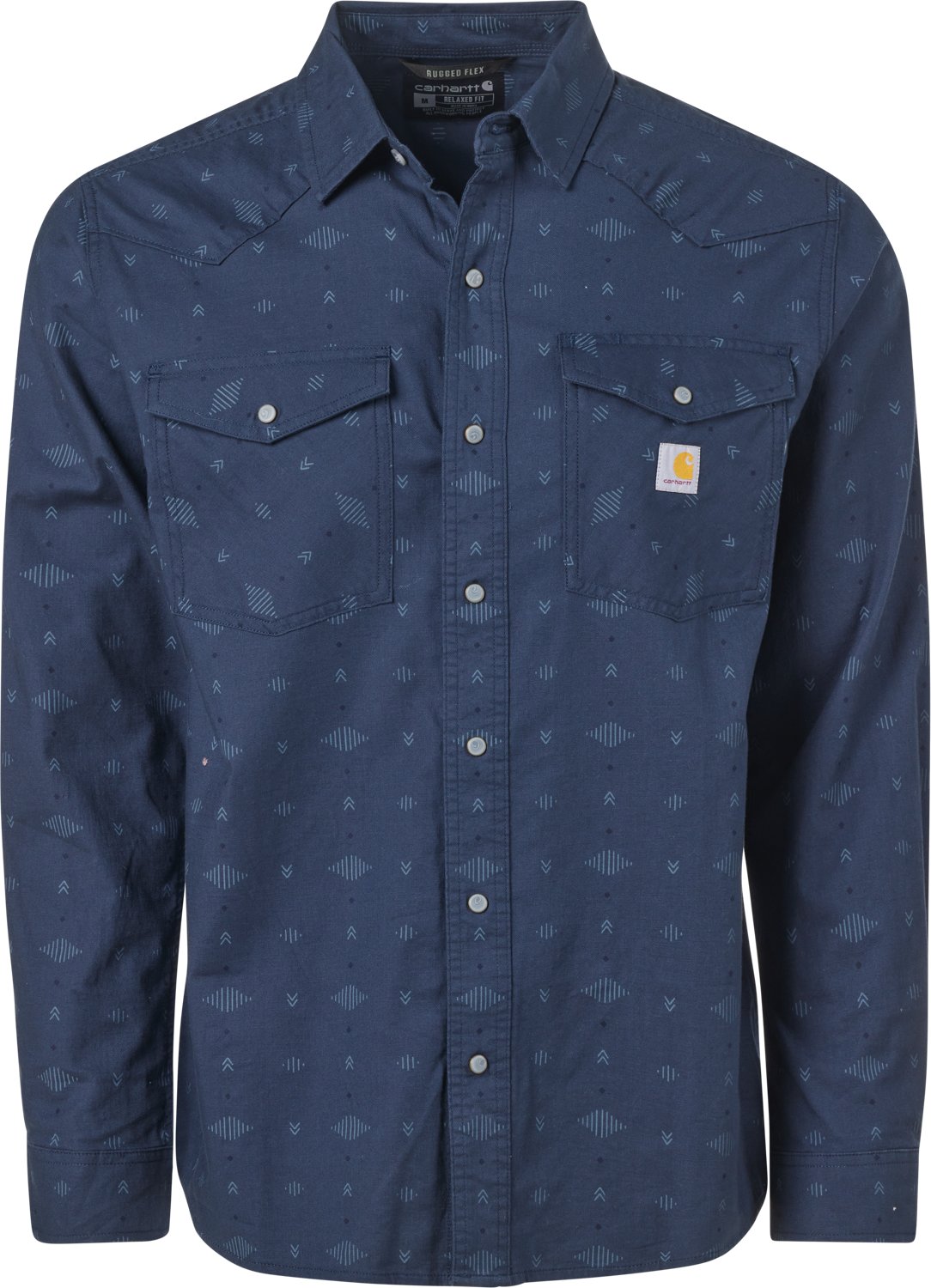 Carhartt Men's Montana Rugged Flex™ Relaxed Fit Lightweight Long-Sleeve Snap-Front Plaid Shirt