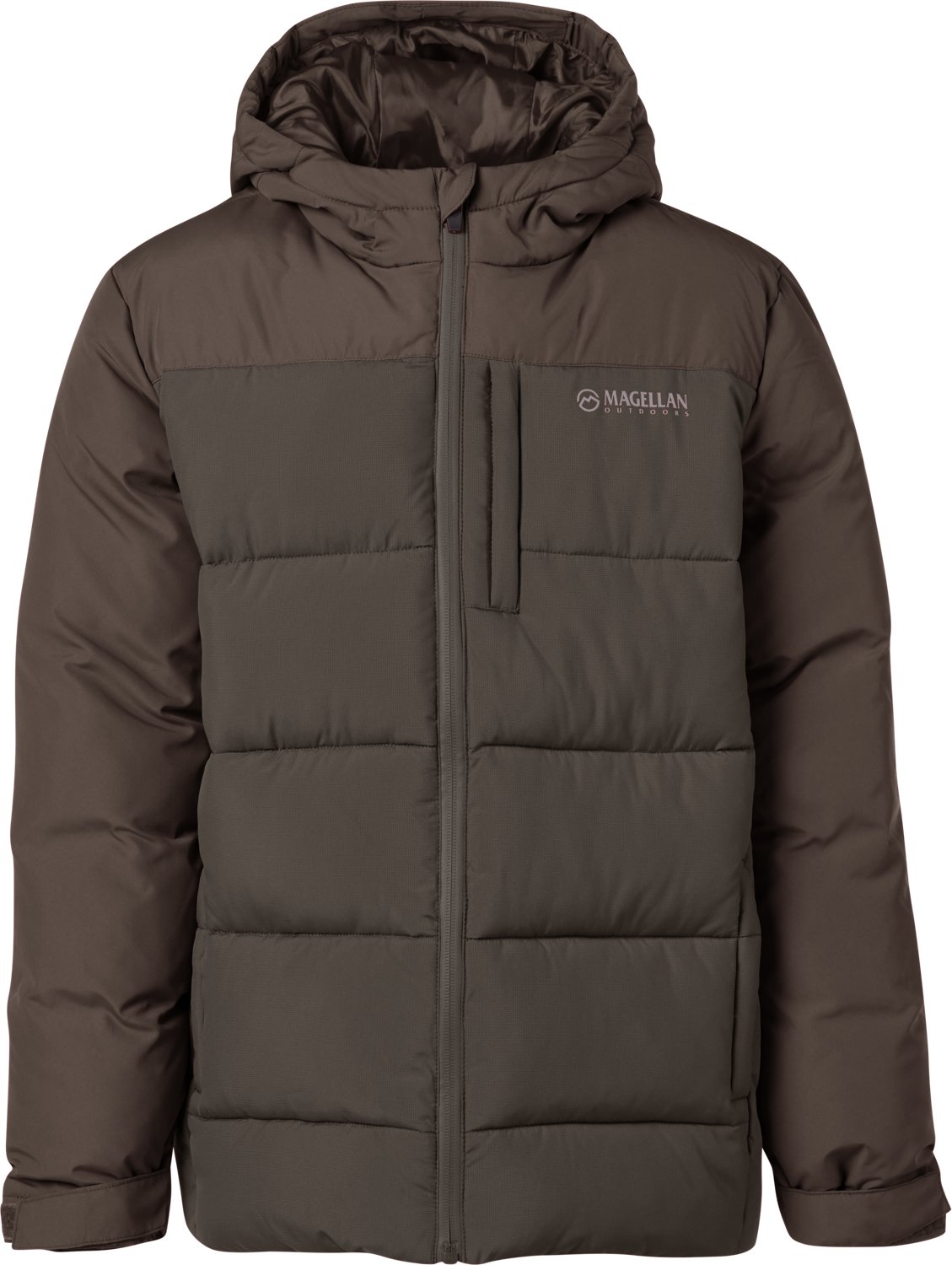 Magellan Outdoors Boys' Barton Creek Mixed Media Puffer Jacket