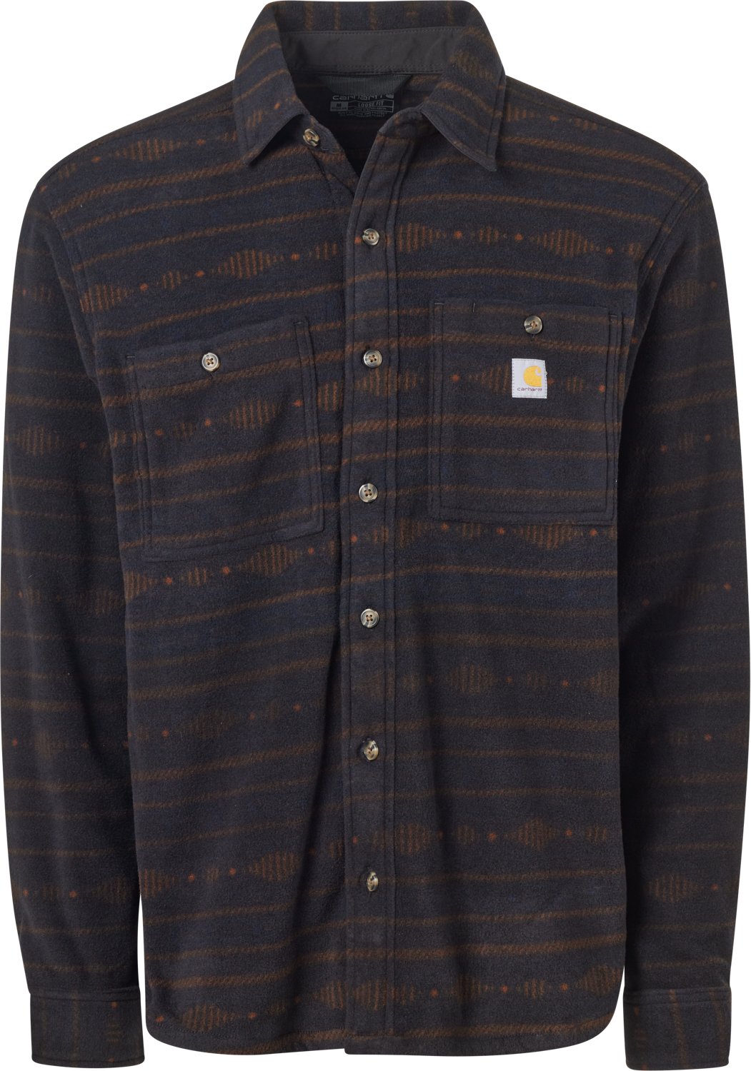 Carhartt Men's Seneca Long Sleeve Printed Shirt