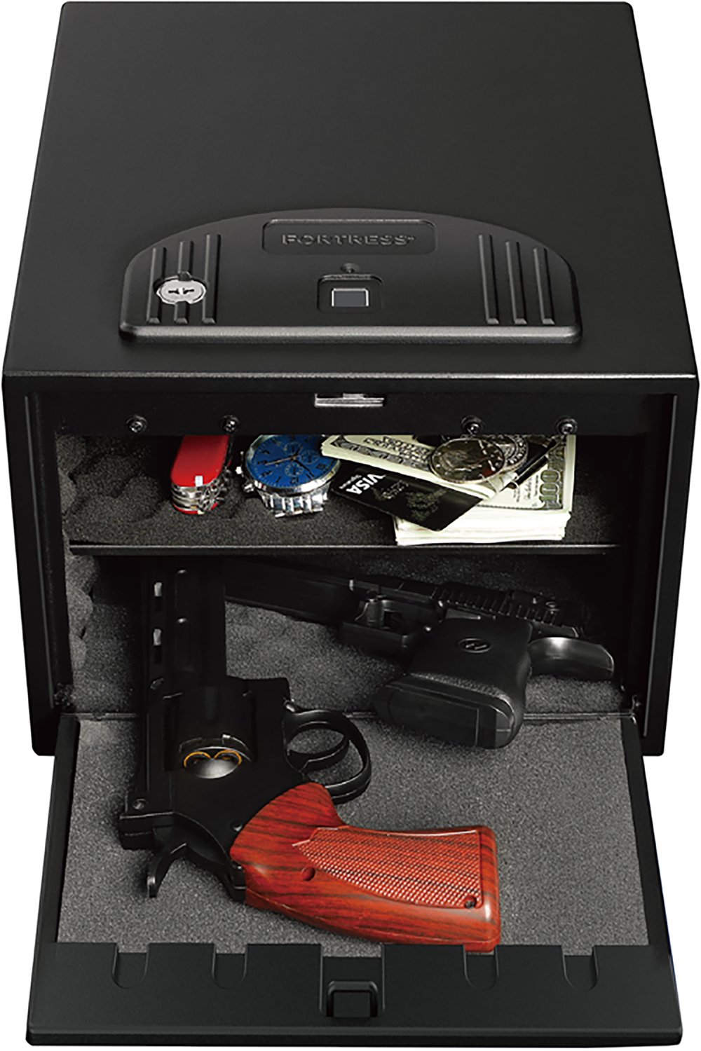 Fortress Large Quick-Access 2-Gun Safe with Biometric Lock
