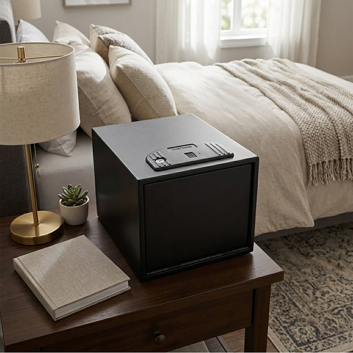 Fortress Large Quick-Access 2-Gun Safe with Biometric Lock