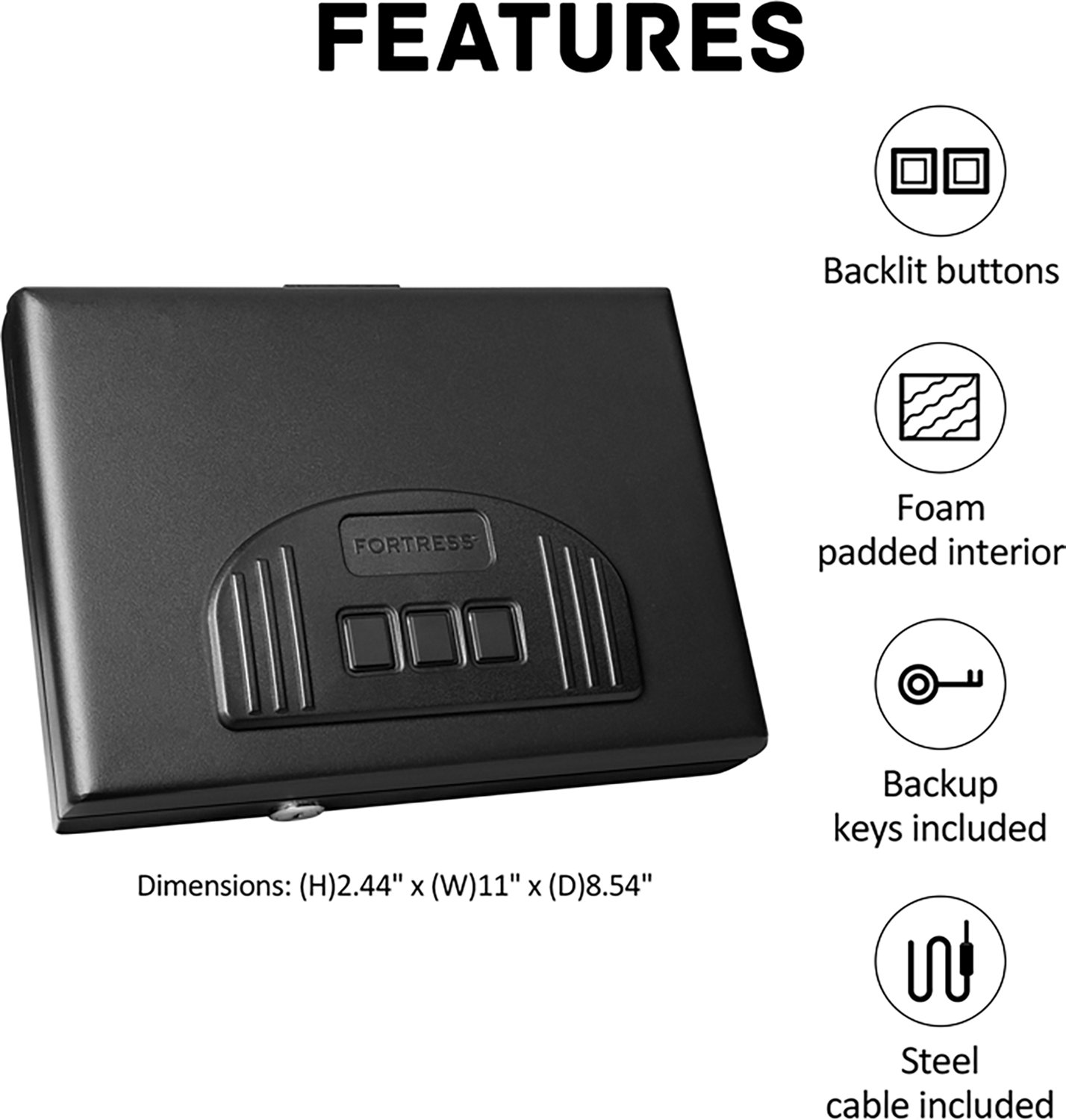Fortress 11E20 Personal Safe - view number 5