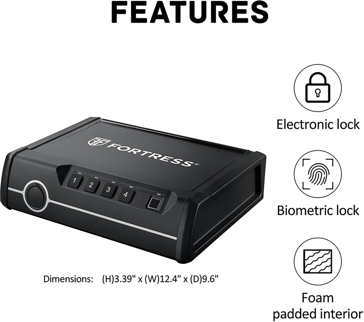 Fortress P1EF Personal Safe - view number 5