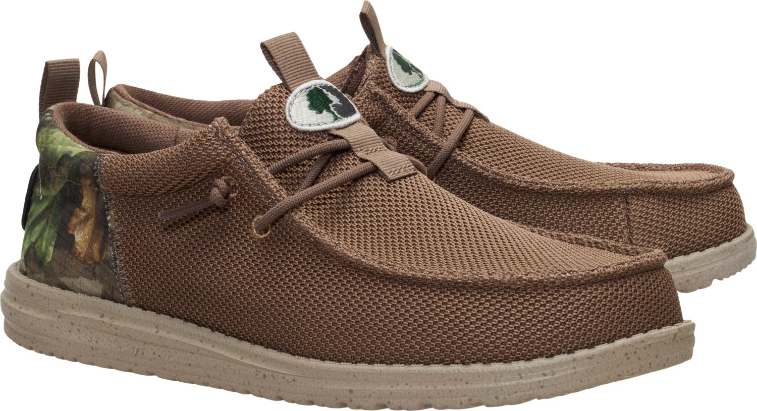 HEYDUDE Men's Wally Mossy Oak Country Roots Shoes - view number 3
