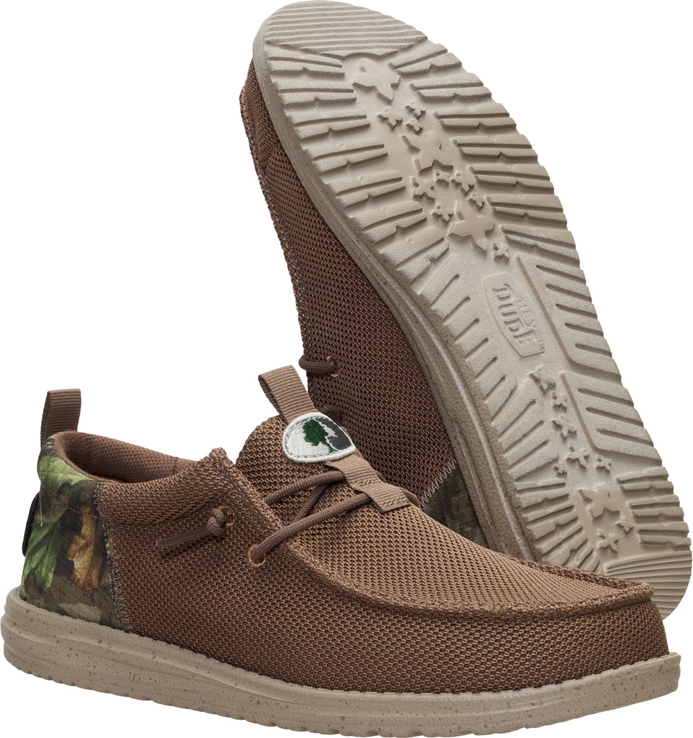 HEYDUDE Men's Wally Mossy Oak Country Roots Shoes - view number 4