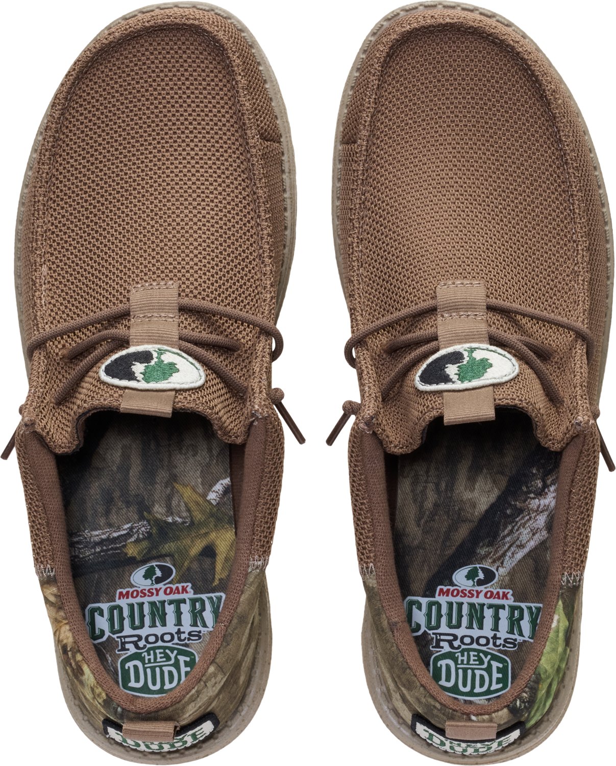 HEYDUDE Men's Wally Mossy Oak Country Roots Shoes - view number 5