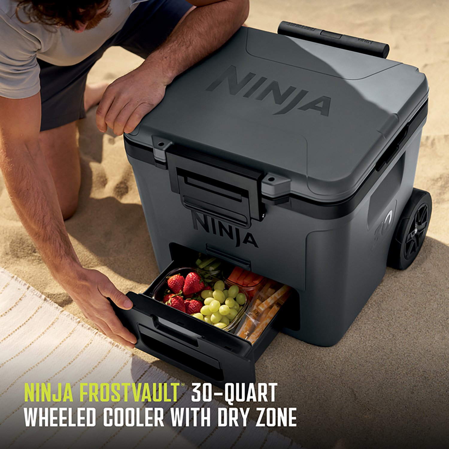 Ninja FrostVault 30qt Wheeled Cooler with Cold Dry Zone                                                                          - view number 2