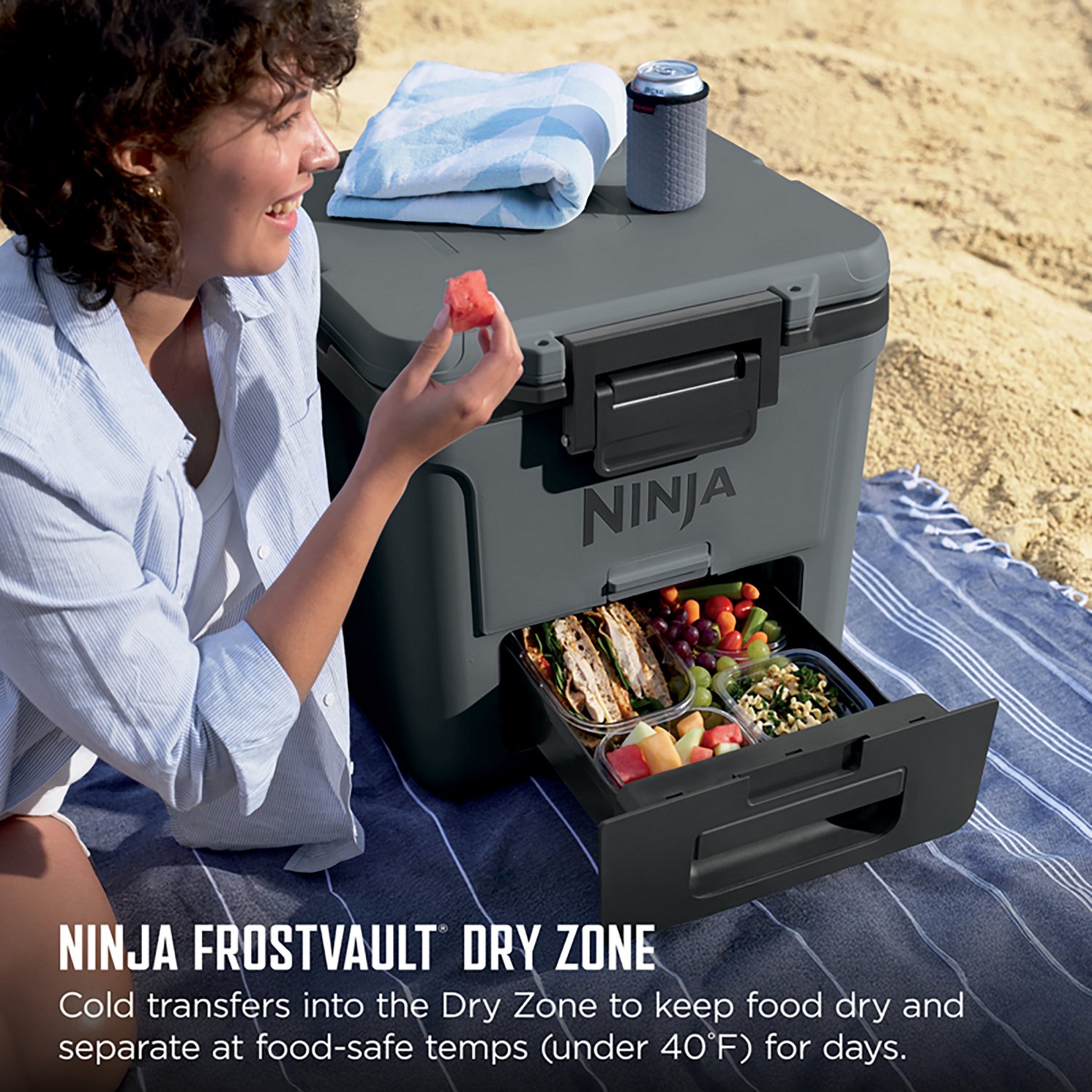 Ninja FrostVault 30qt Wheeled Cooler with Cold Dry Zone                                                                          - view number 3