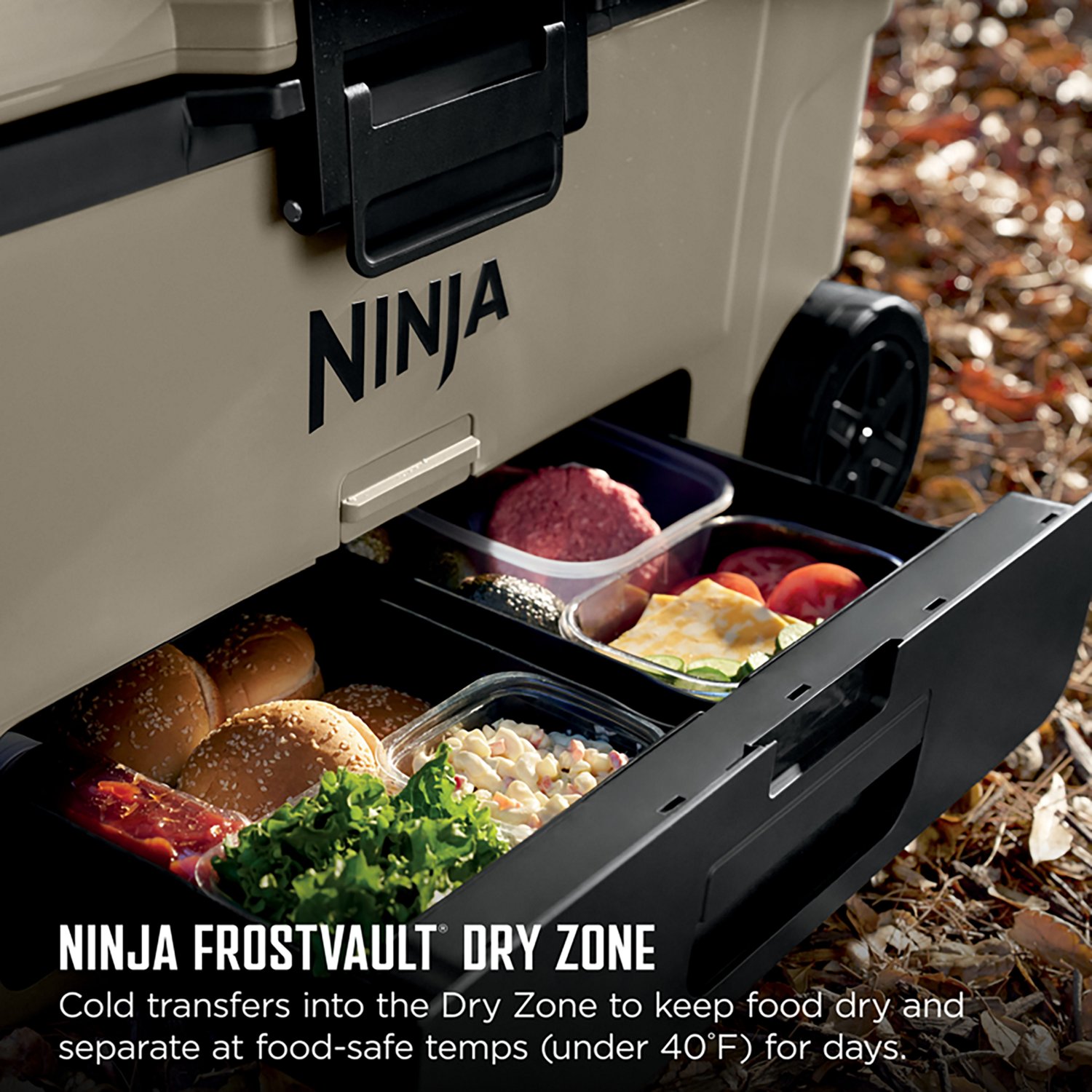 Ninja FrostVault 65qt Wheeled Cooler with Cold Dry Zone                                                                          - view number 3