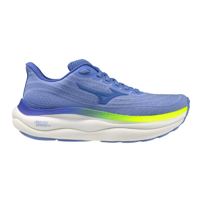 Mizuno Womens Wave Sky 9 Wide - Running Shoes - Ultramarine / Sirius Size 8.5