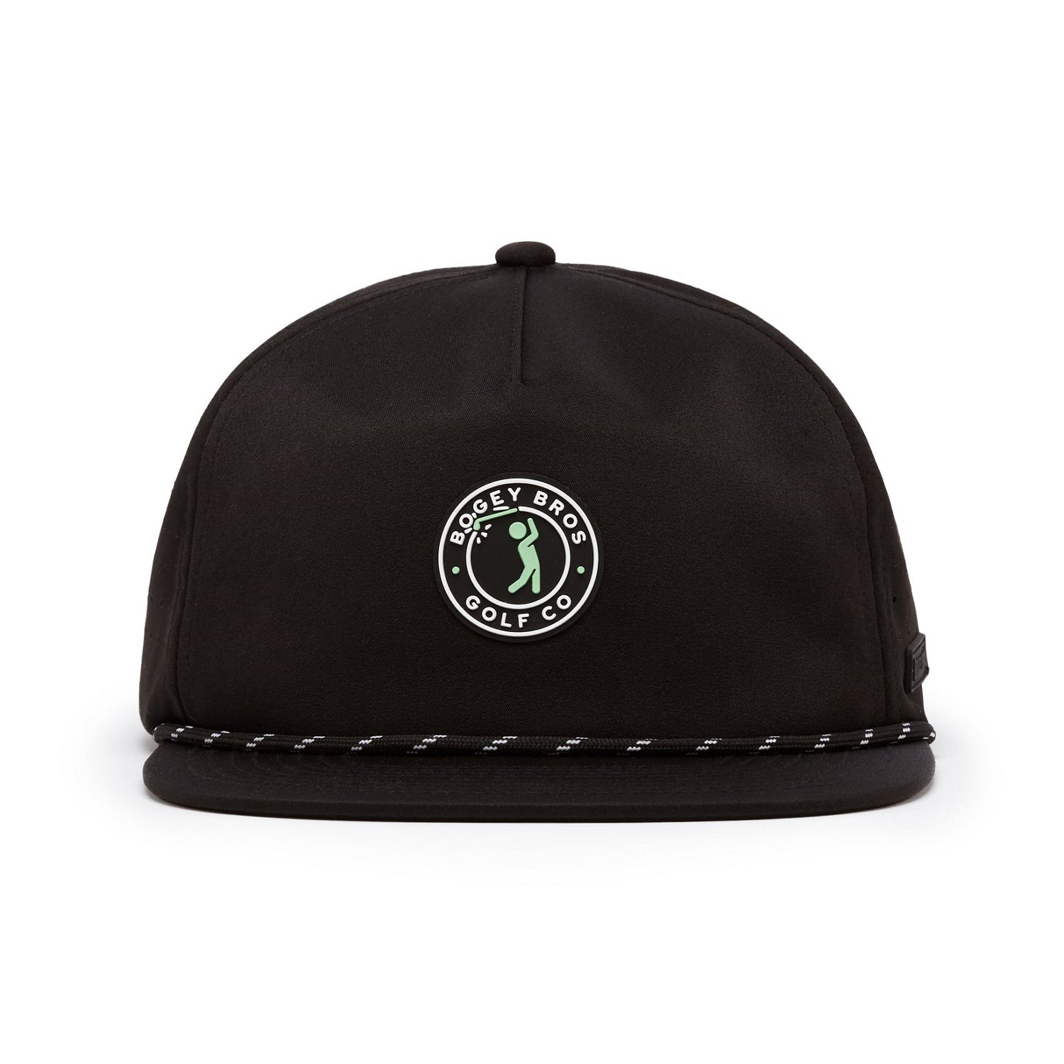 Bogey Bros Men's Bogeyman Stamp Unstructured Flat Bill Snapback Cap