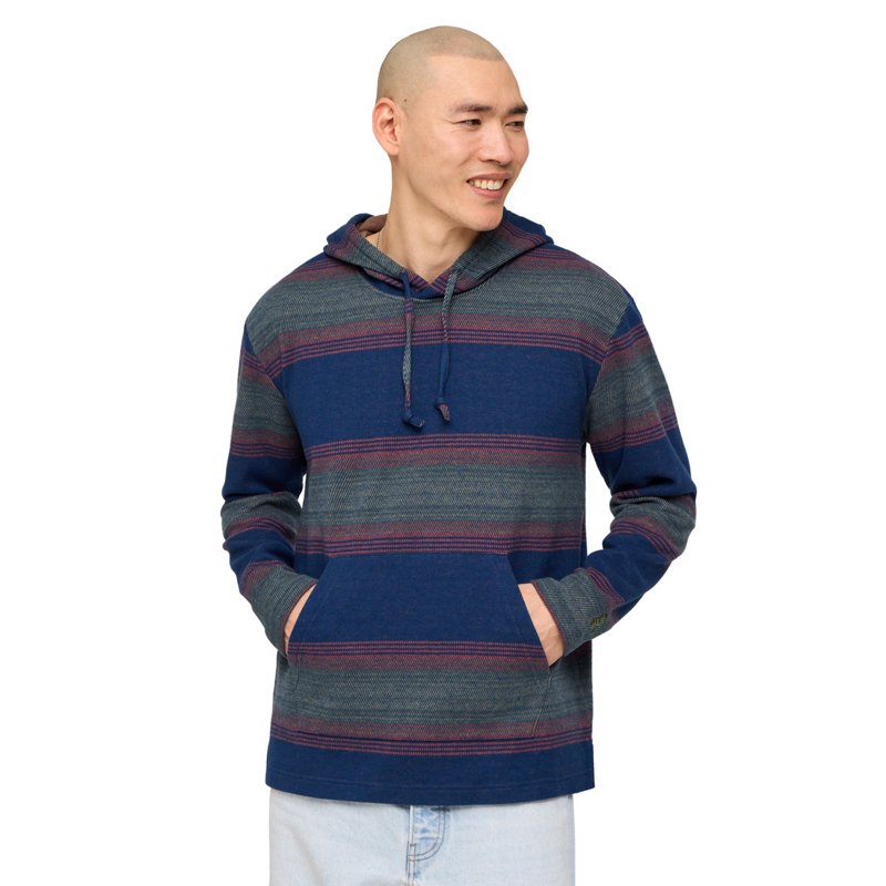 Chubbies Men's The Brownie Pullover Hoodie with Kangaroo Pocket - Dark Brown Heather