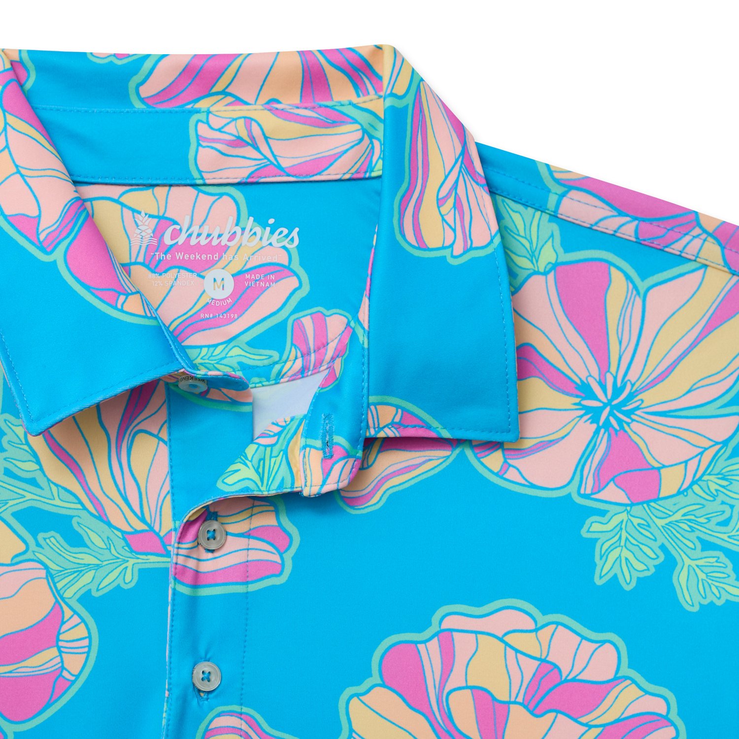 Chubbies Men's The Great Grand Poppy Performance Polo - view number 2
