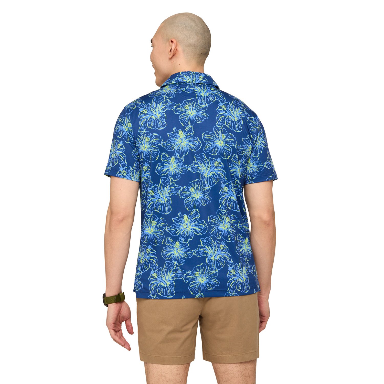 Chubbies Men's The Risk It or Hibiscus Performance Polo - view number 2