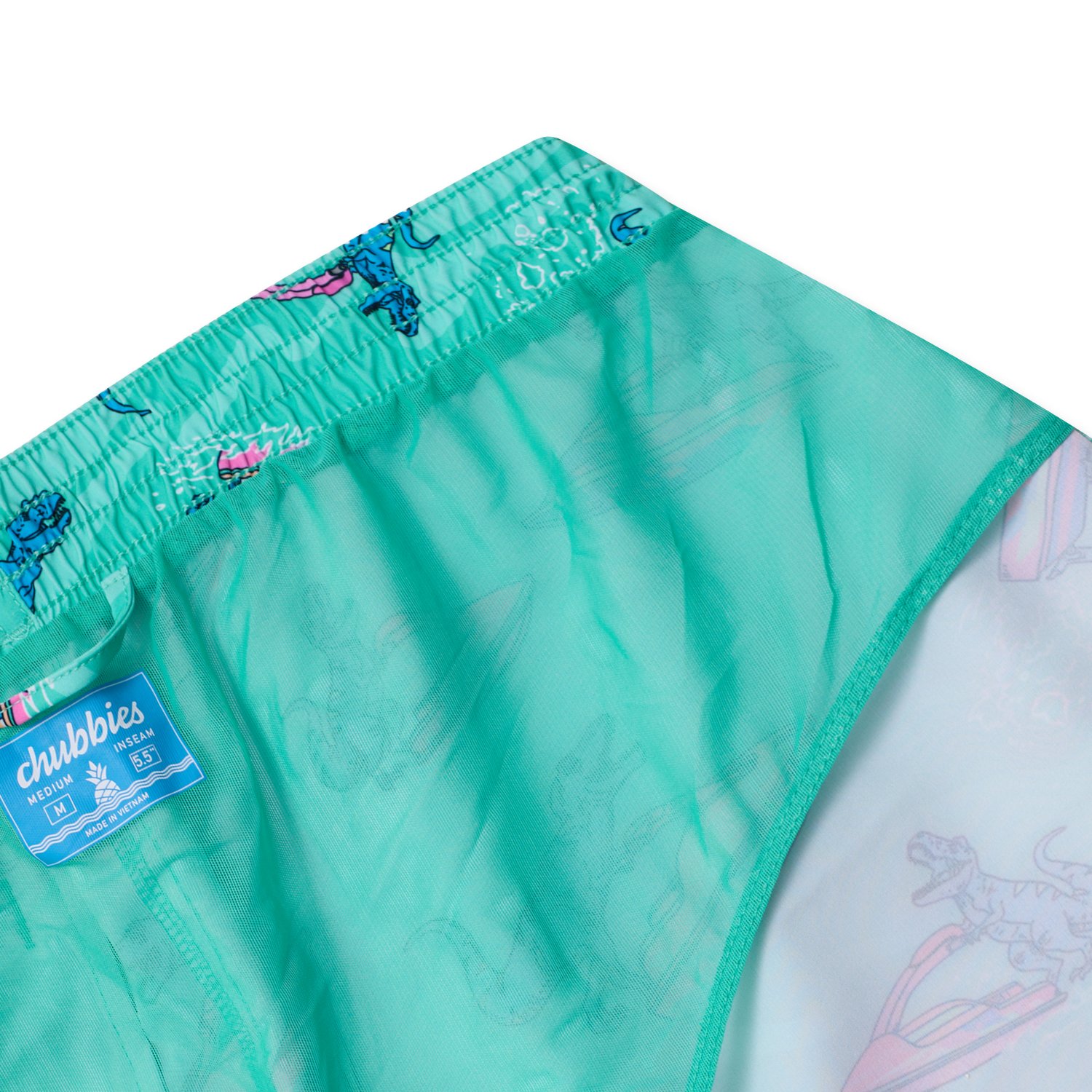 Chubbies Men's The Fossil Fuels Classic Lined Swim Trunks 5.5