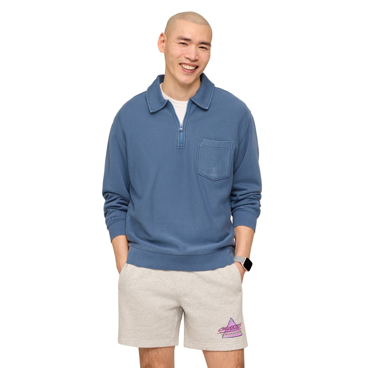 Chubbies Men's Comfort 1/4-Zip Sweatshirt